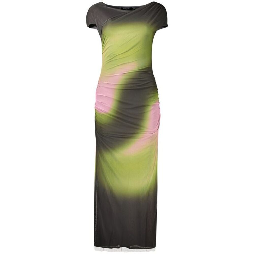 Desigual Green Polyester Casual Women's Dress